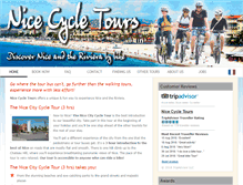 Tablet Screenshot of nicecycletours.com